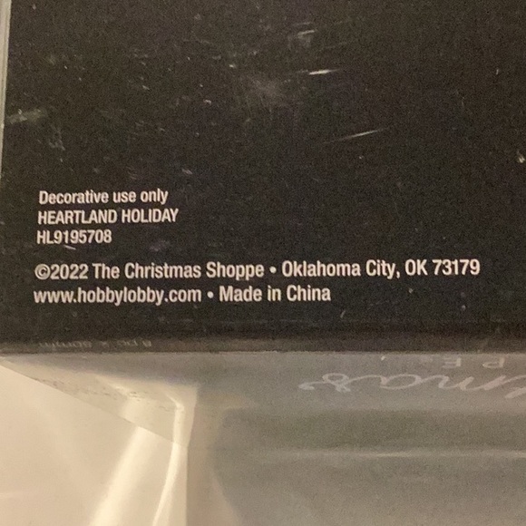 Last Few! Out of stock online! Viral Hobby Lobby Flocked Ornaments - Picture 3 of 4